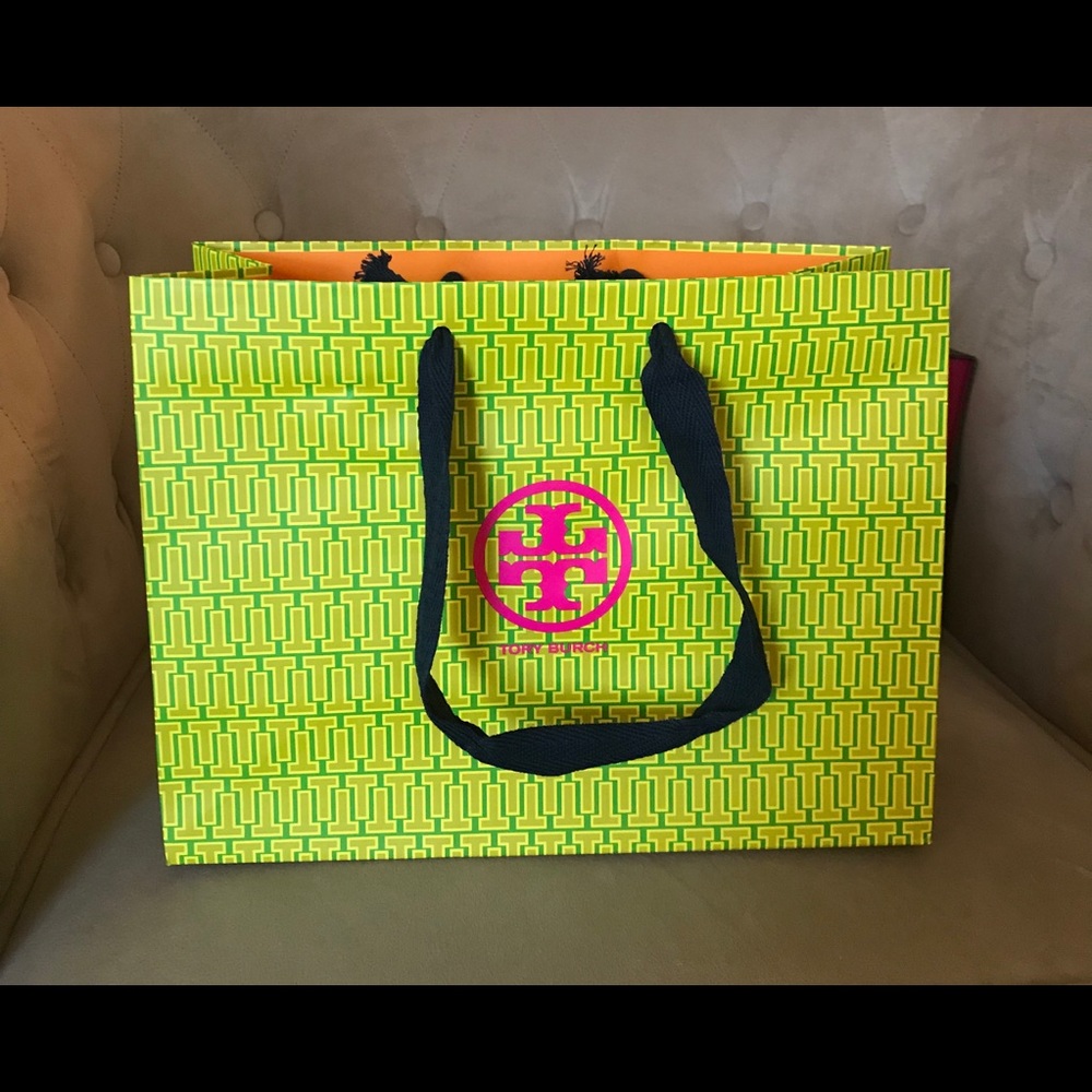 5 Small Tory Burch Shopping Bags